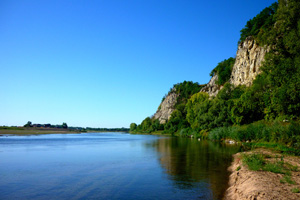 Скалы реки Сим