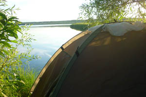Лагерь на Белом озере